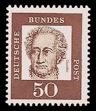 50 Pf Briefmarke: Bedeutende Deutsche