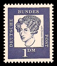 1 DM Briefmarke: Bedeutende Deutsche