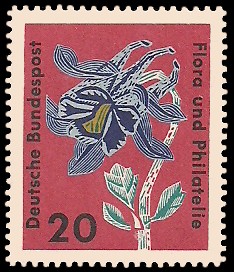 20 Pf Briefmarke: Briefmarkenausstellung Flora und Philatelie / IGA 63