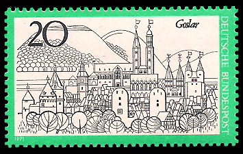 20 Pf Briefmarke: Goslar