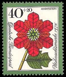 40 + 20 Pf Briefmarke: Weihnachtsmarke 1974