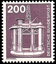 200 Pf Briefmarke: Industrie und Technik