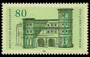 80 Pf Briefmarke: 2000 Jahre Stadt Trier