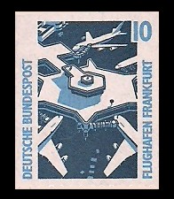 10 Pf Briefmarke: Serie Sehenswürdigkeiten