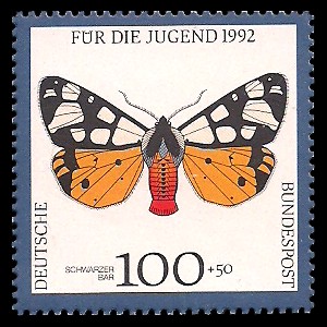 100 + 50 Pf Briefmarke: Für die Jugend 1992, Schmetterlinge