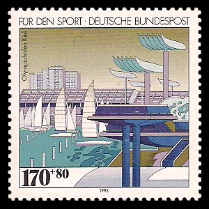 170 + 80 Pf Briefmarke: Für den Sport 1993