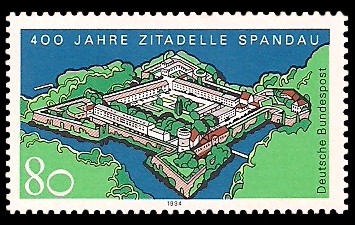 80 Pf Briefmarke: 400 Jahre Zitadelle Spandau