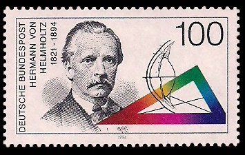 100 Pf Briefmarke: 100. Todestag Hermann von Helmholtz