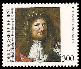 300 Pf Briefmarke: Der Große Kurfürst