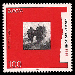 100 Pf Briefmarke: Europamarke 1995, Ende des Krieges