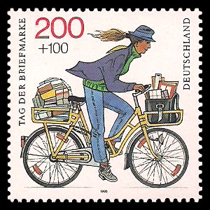 200 + 100 Pf Briefmarke: Tag der Briefmarke