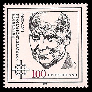 100 Pf Briefmarke: 50. Todestag Friedrich von Bodelschwingh