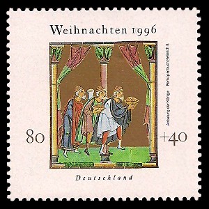 80 + 40 Pf Briefmarke: Weihnachtsmarke 1996