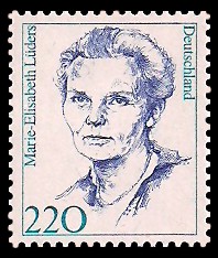 220 Pf Briefmarke: Frauen der deutschen Geschichte