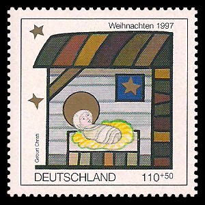 110 + 50 Pf Briefmarke: Weihnachtsmarke 1997
