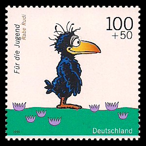 100 + 50 Pf Briefmarke: Für die Jugend 1999, Kinderfernsehen