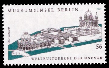 56 Ct Briefmarke: Museumsinsel Berlin, Weltkulturerbe der UNESCO