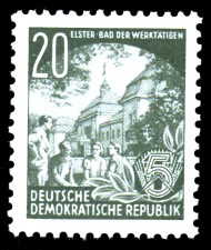 20 Pf Briefmarke: Fünfjahresplan