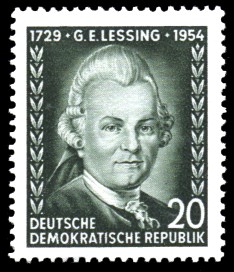 20 Pf Briefmarke: 225. Geburtstag von G.E.Lessing