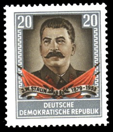 20 Pf Briefmarke: 1.Todestag von J.W.Stalin