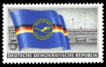 5 Pf Briefmarke: Deutsche Lufthansa