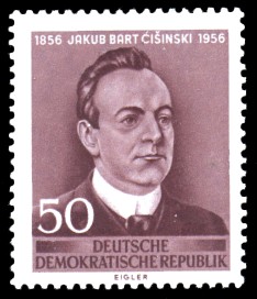 50 Pf Briefmarke: 100. Geburtstag Jakub Bart-Ciinski
