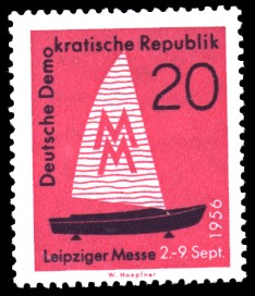 20 Pf Briefmarke: Leipziger Messe, Herbstmesse 1956