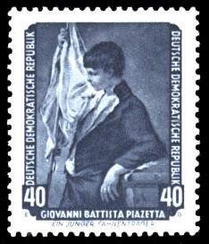 40 Pf Briefmarke: Dresdner Gemäldegalerie