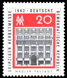 20 Pf Briefmarke: Leipziger Herbstmesse 1962