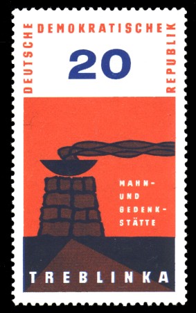 20 Pf Briefmarke: Treblinka, Mahn- und Gedenkstätte