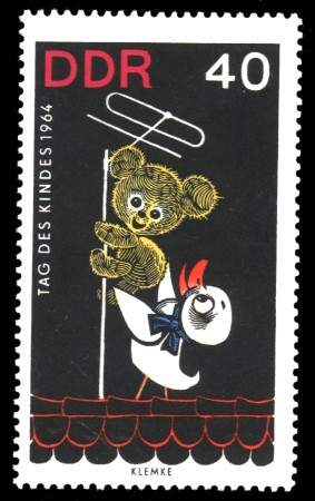 40 Pf Briefmarke: Tag des Kindes 1964