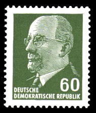 60 Pf Briefmarke: Walter Ulbricht