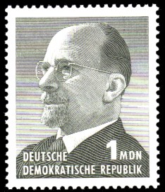 1 MDN Briefmarke: Walter Ulbricht