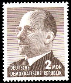 2 MDN Briefmarke: Walter Ulbricht