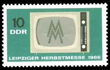 10 Pf Briefmarke: Leipziger Herbstmesse 1966