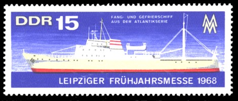 15 Pf Briefmarke: Leipziger Frühjahrsmesse 1968