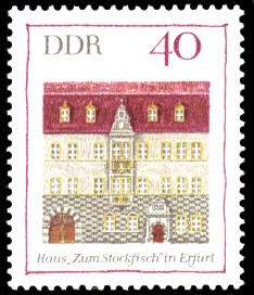 40 Pf Briefmarke: Bedeutende Bauwerke