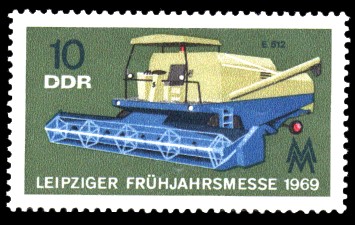 10 Pf Briefmarke: Leipziger Frühjahrsmesse 1969