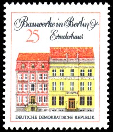 25 Pf Briefmarke: Bauwerke in Berlin, Ermelerhaus