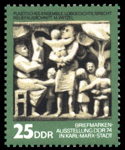 25 Pf Briefmarke: Tag der Philatelisten / Briefmarkenausstellung