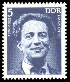 5 Pf Briefmarke: Bedeutende Persönlichkeiten, Hans Otto