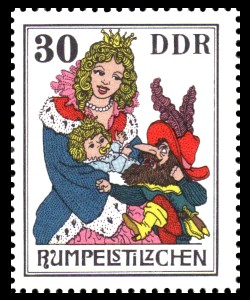 30 Pf Briefmarke: Märchen - Rumpelstilzchen