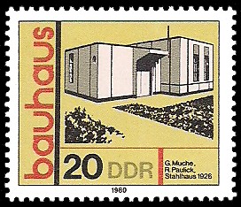 20 Pf Briefmarke: bauhaus, Stahlhaus