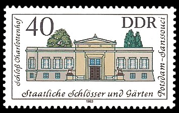 40 Pf Briefmarke: Staatliche Schlösser und Gärten Potsdam-Sanssouci, Schloß Charlottenhof