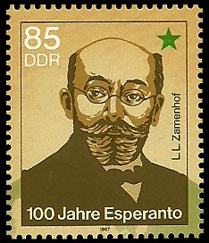 85 Pf Briefmarke: 100 Jahre Esperanto