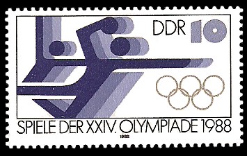 10 Pf Briefmarke: Spiele der XXIV. Olympiade 1988, Handball