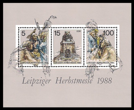  Briefmarke: Block - Leipziger Herbstmesse 1988