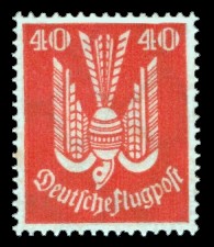 40 Pf Briefmarke: Flugpostausgabe, Taube