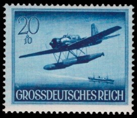 20 + 10 Pf Briefmarke: Heldengedenktag 12. März 1944