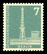 7 Pf Briefmarke: Berliner Bauten